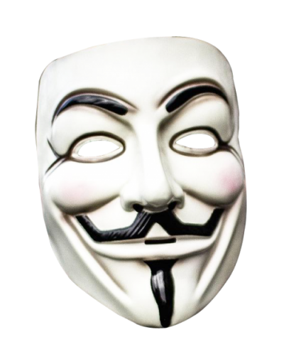 White Anonymous Mask Png Transparent Image PNG Images