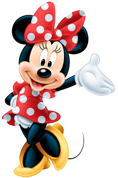 Red Disney Princess Minnie Mouse Png PNG Images