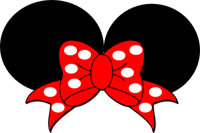 Red Ribbon Minnie Mouse Clip Art At Pic PNG Images