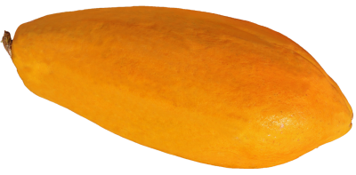 Single Papaya Transparent PNG Images
