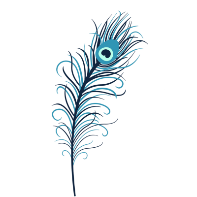 Peacock Feather Invite Design Images PNG Images