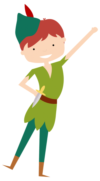 Peter Pan Silhouette Clipart Pic PNG Images