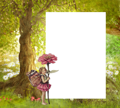 Forest With Children Photo Frame Png Free PNG Images