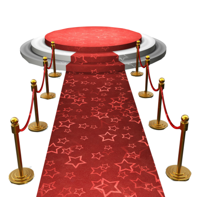 Red Carpet Stage Png PNG Images