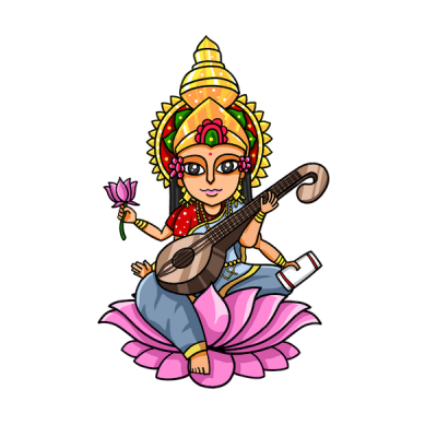 Saraswati Icon Clipart PNG Images