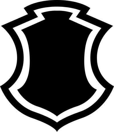 Shield Shape With Border Icon Free Download PNG Images