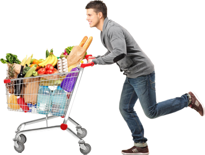 Boy Goes Shopping Picture PNG Images