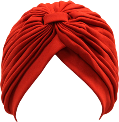 Red Sikh Turban Png PNG Images