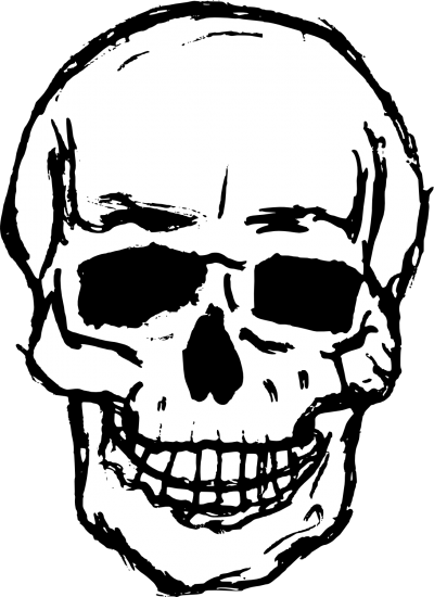 Skeleton Head Cut Out Png PNG Images