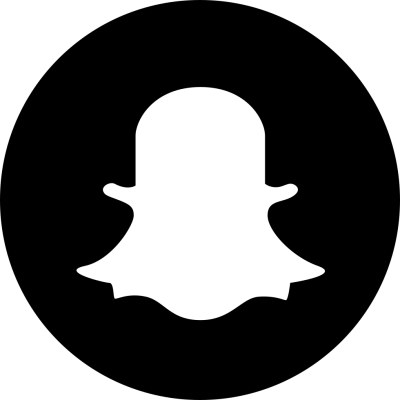 Snapchat Logo Black PNG Circle PNG Images