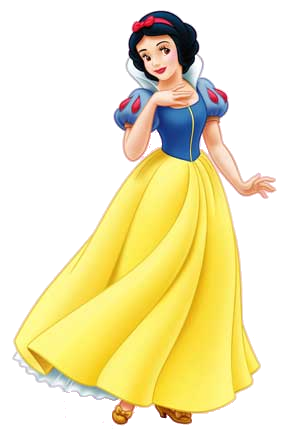 Yellow And Blue Dresses Snow White Png PNG Images