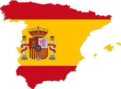 Ultra HD Quality Flag Map Of Spain PNG Images