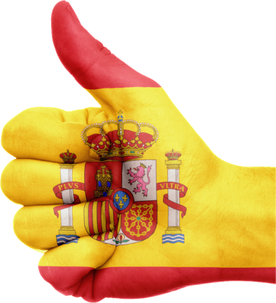 Hand Sign, Ok, Flag, Spain, Spanish Flag, Country, Europe PNG Images