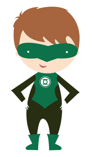 Green Costumed Kid Superhero Hd Png PNG Images