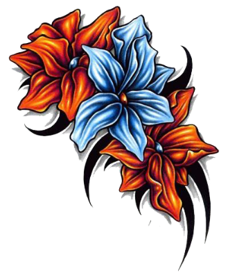 Old School Flower Sleeve Tattoos For Women Dave Grohl Rosa Pictures PNG Images
