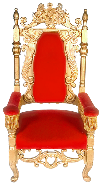 Red Throne Transparent Image PNG Images
