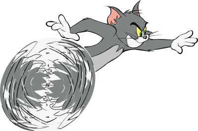 Cartoon Flying Tom Photo PNG Images
