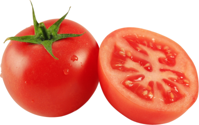Tomato With Slice PNG Images