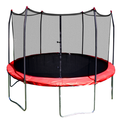 Round Trampoline Red Pictures PNG Images
