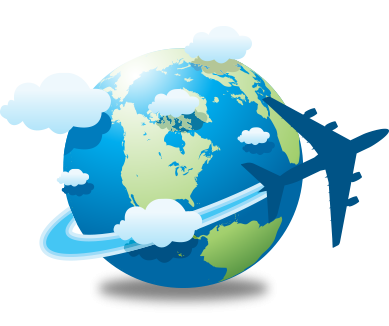 Travel World Transparent Logo PNG Images