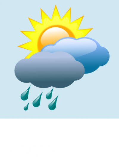 Weather Forecast Partly Sunny With Rain Clip Art Png PNG Images