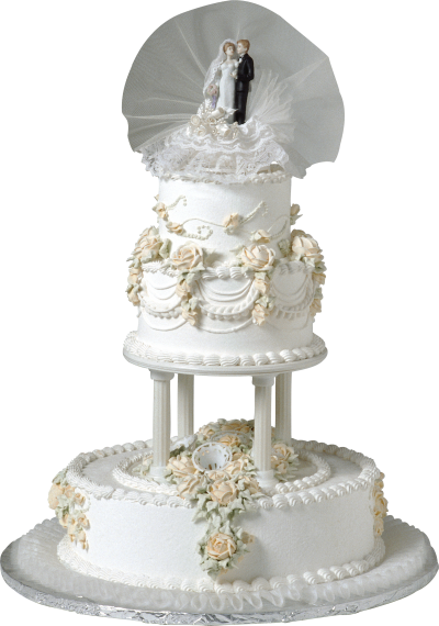 Beautiful Wedding Cake Photo PNG Images