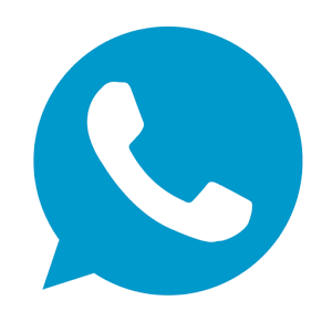 Whatsapp Blue Logo Images Png PNG Images