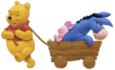 Winnie The Pooh Group Clipart Pic PNG Images