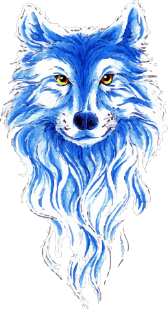 Blue Wolf Head Clipart Pictures PNG Images