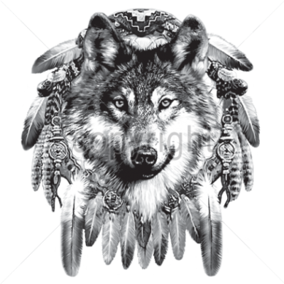 Table Wolf Tattoos Png PNG Images