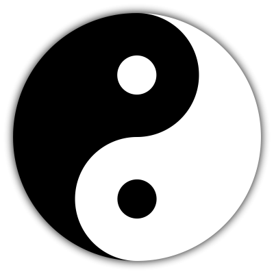 Black And White Yin Yang Tattoos Png PNG Images