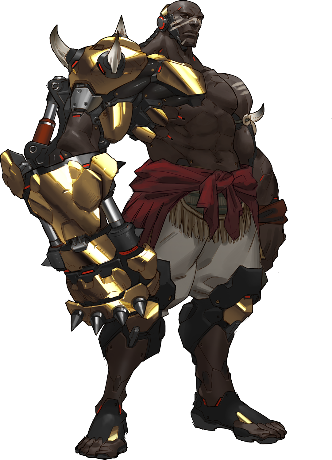 Black Warrior Film Art Doomfist Character Png, Giant Man, Strong, Actor