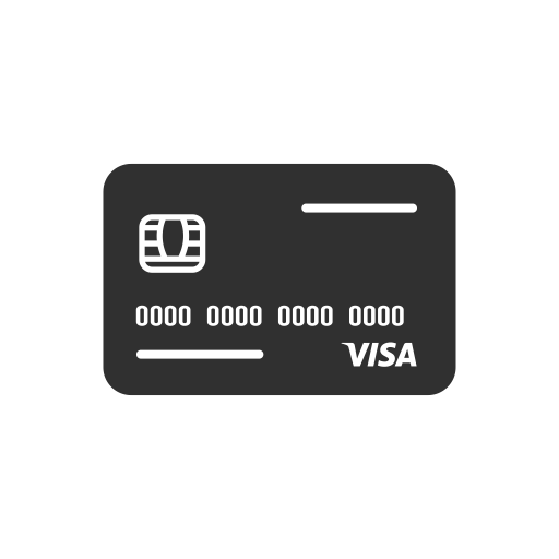 Hd Atm Card, Visa Card Icon Image PNG Transparent Background 512x512px