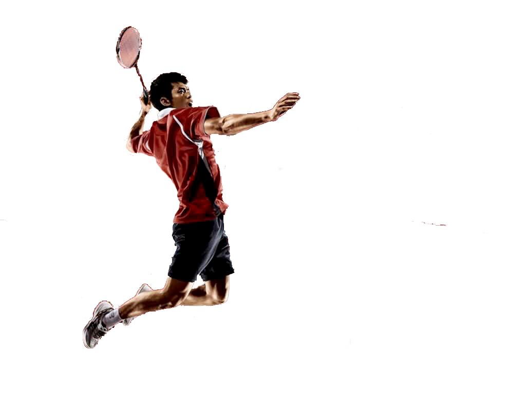 Badminton, Racket, Man, Hit The Ball In The Air PNG Transparent ...
