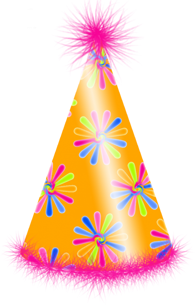 Orange Birthday Hat Images PNG Transparent Background 658x1024px