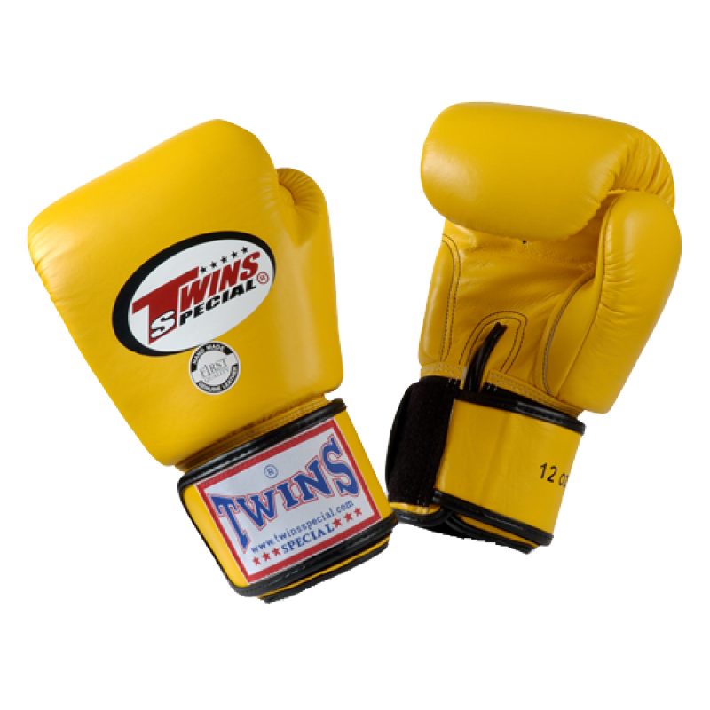 Twins Special Yellow Boxing Gloves Photo PNG Transparent Background