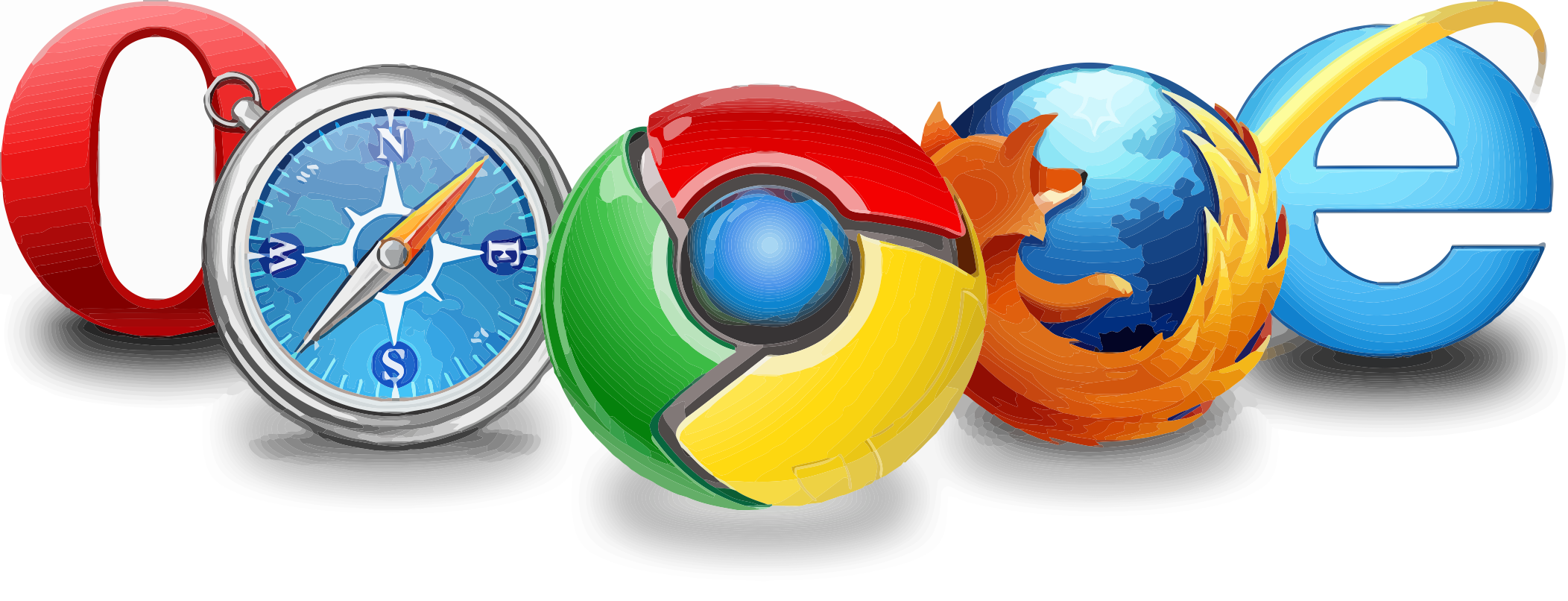 Browsers Vector PNG Transparent Background 2104x806px - Filesize ...