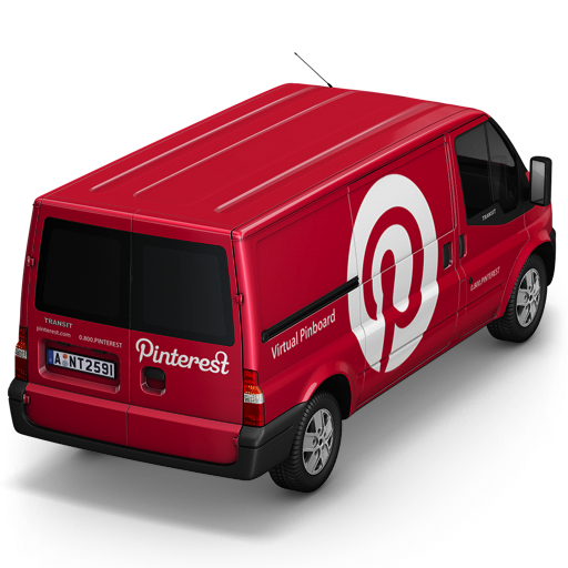 Pinterest Van Back Icon PNG Transparent Background 512x512px - Filesize ...