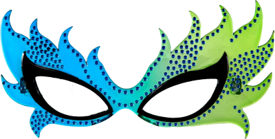 Blue Carnival Mask Images PNG Transparent Background 400x202px ...