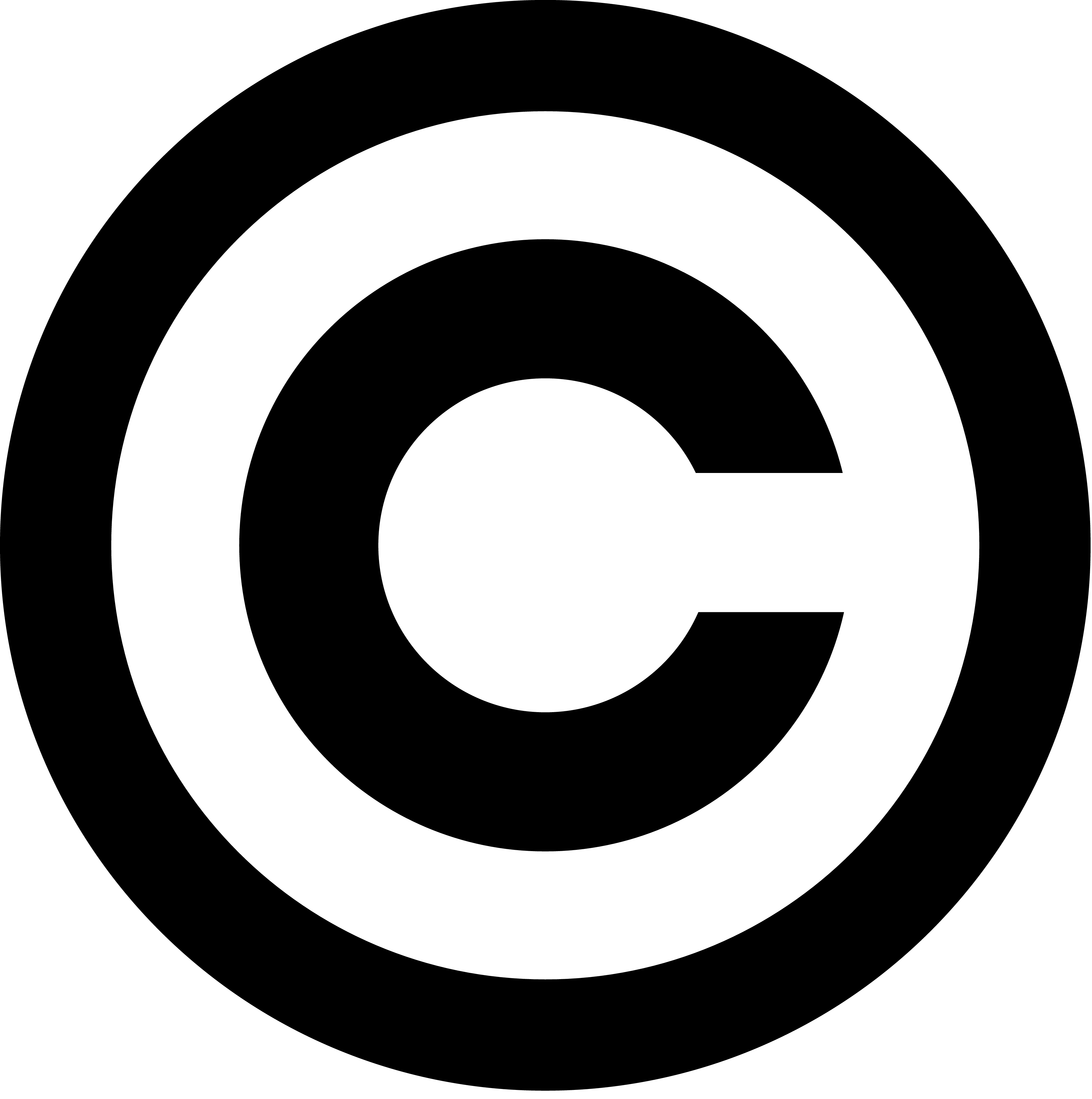 Copyright Symbol Picture PNG Transparent Background 3489x3511px
