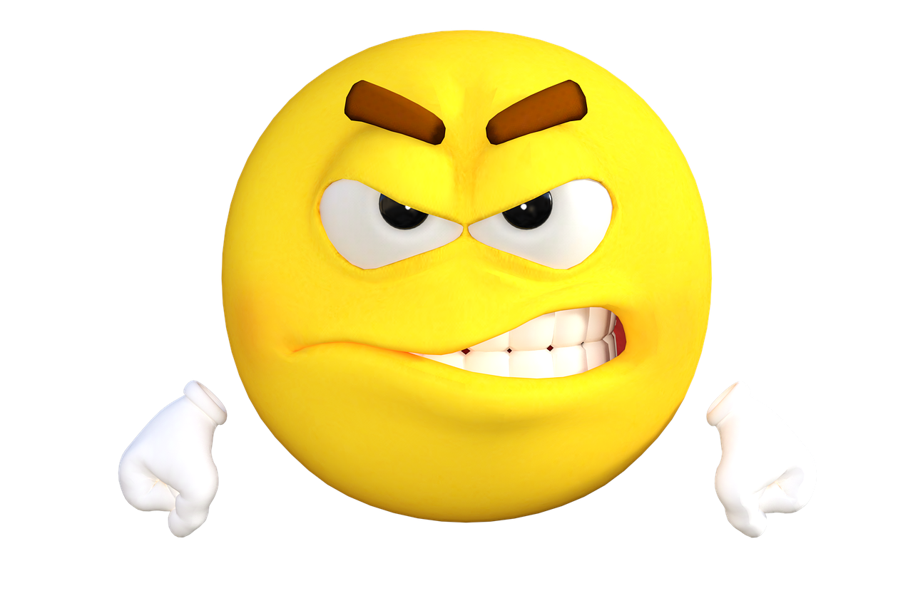 Angry Face Emoji Hd PNG Transparent Background 1280x853px - Filesize