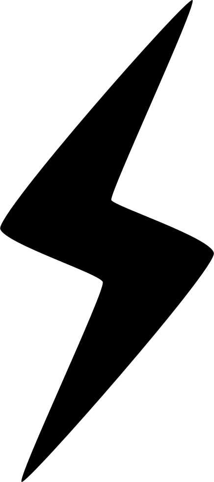 Black Flash Logo PNG Transparent Background 436x980px - Filesize