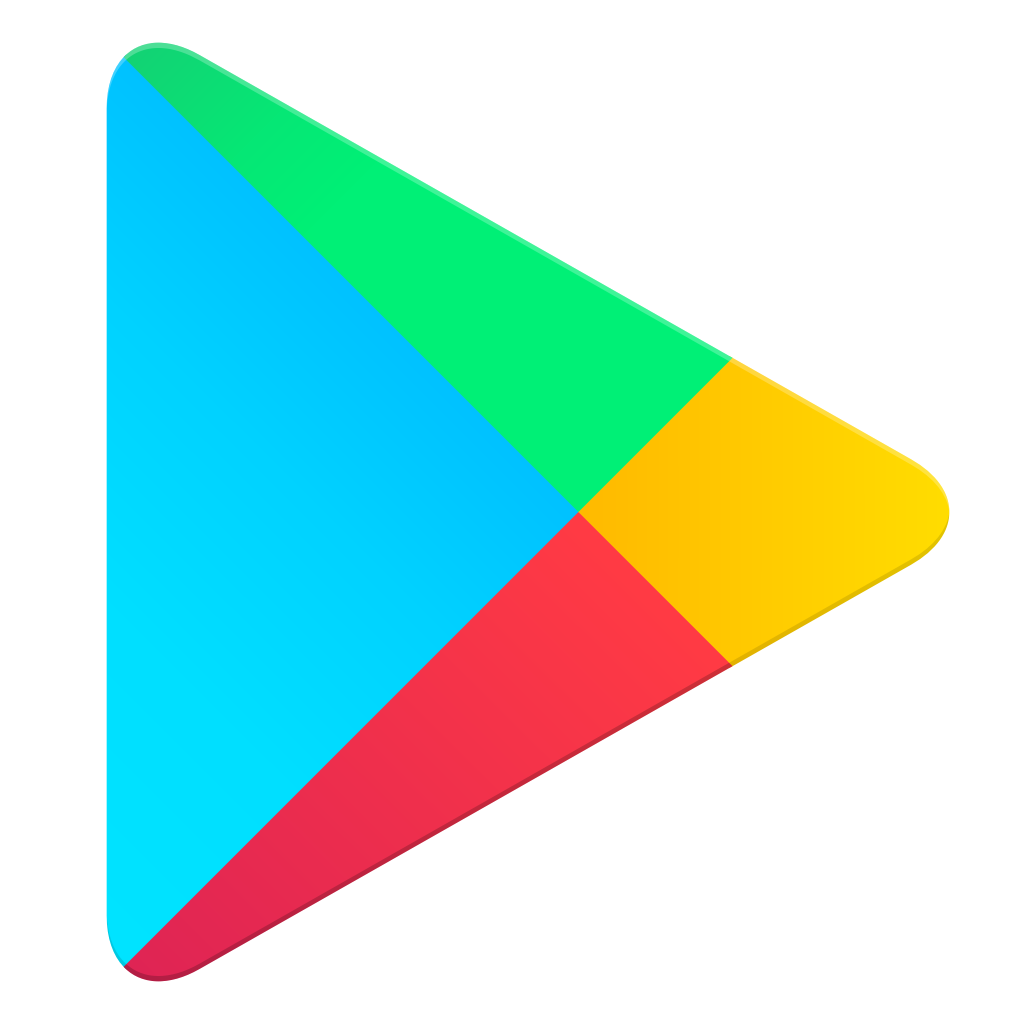 Google Play Logo High Quality PNG Transparent Background 1024x1024px