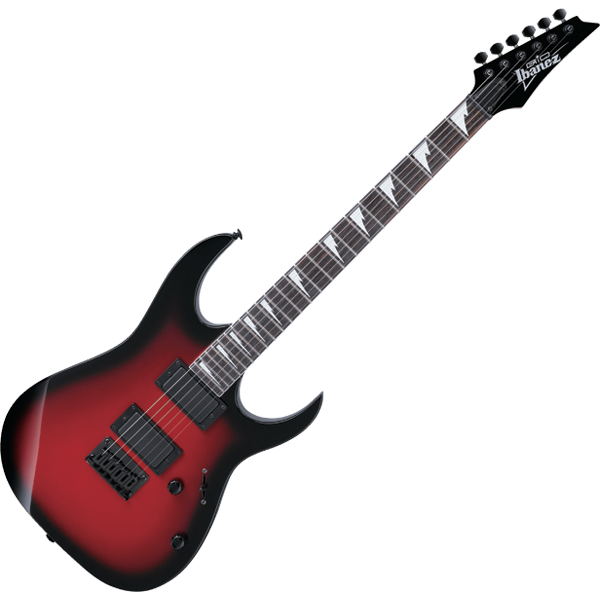 Black And Red Rock Guitar Clipart Images Free PNG Transparent ...
