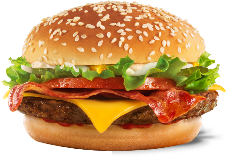 Fast Food, Whopper Hamburger Download PNG Transparent Background