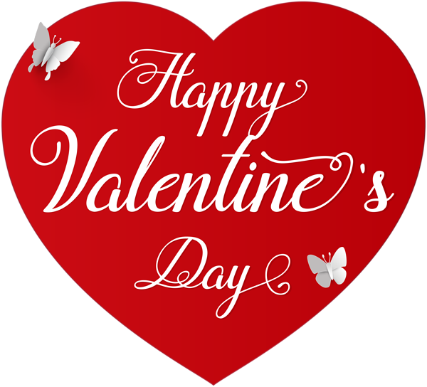 Happy Valentines Day Clipart PNG Transparent Background 600x544px ...