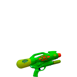 Green Royal Holi Color Water Gun PNG Transparent Background 320x320px