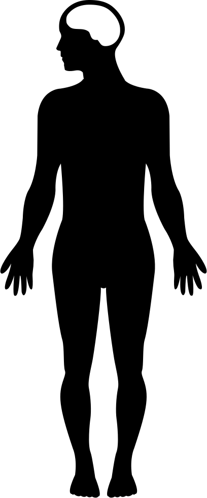 Black Sideview Silhouette Male Human Body PNG Transparent Background ...