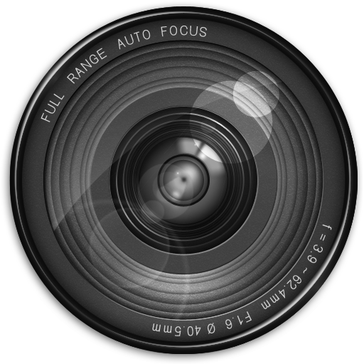 Full Auto Focus Camera Lens Free PNG Transparent Background 512x512px