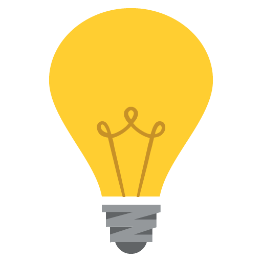 Electric Light Bulb Cut Out PNG Transparent Background 512x512px